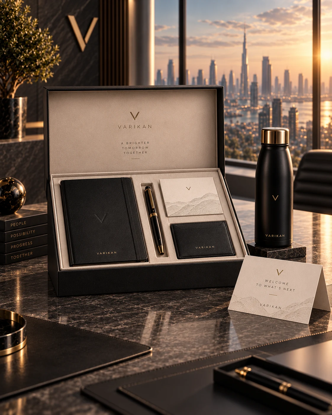 VARIKAN Day One Executive Kit concept with premium onboarding essentials
