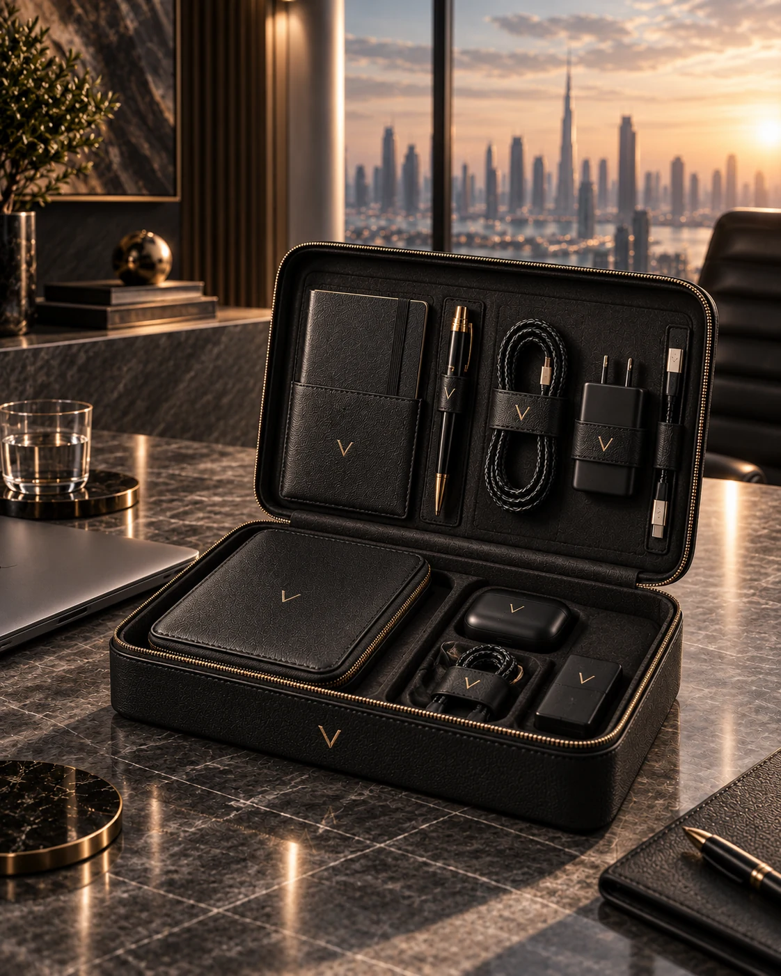 VARIKAN Executive Tech Case concept with organized premium technology essentials